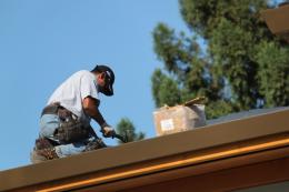 Roofer and his hammer